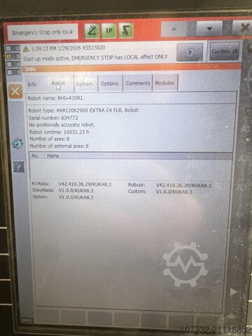 Robot industrial KUKA KR 120 R2900 extra