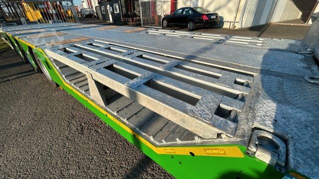 Semirimorchio portacontainer per auto  Aksoylu Semi Autotransporter tractor transport