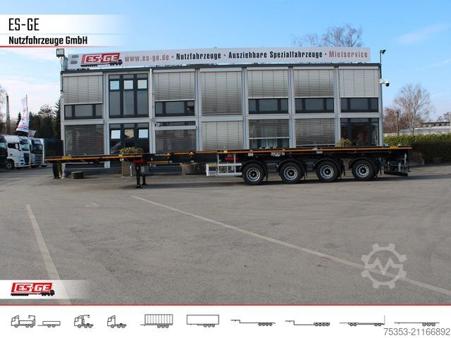 Munkaállvány félpótkocsi FAYMONVILLE Telemax Sattelauflieger - 3fach teleskopierbar