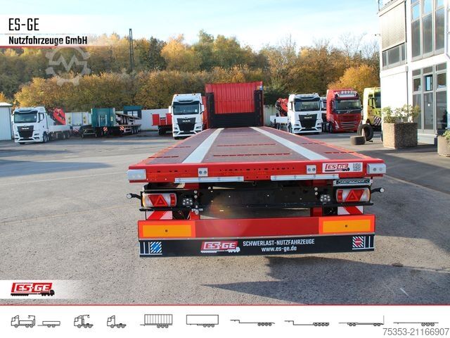 Munkaállvány félpótkocsi KÖGEL Multi Chassis. Rungen