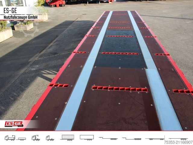 Munkaállvány félpótkocsi KÖGEL Multi Chassis. Rungen