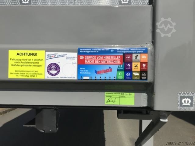 Výměnný návěs KRONE Heck mit Portaltüren