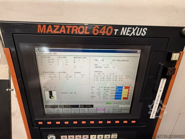 Centrum tokarsko-frezarskie CNC MAZAK QTN 200M 10COL
