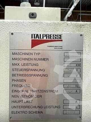 Fineerpers Italpress PRE30 - BG/660
