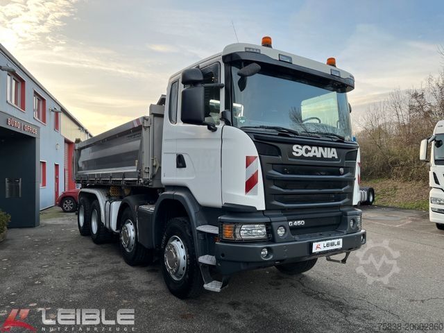 Tre-sidet tipbil SCANIA G 450 8x4 MHZ*Meiller Bordmatik*Retarder*