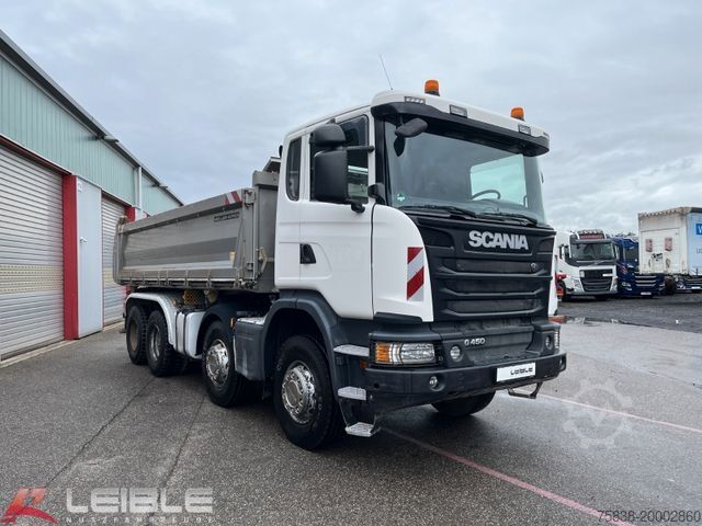 Tre-sidet tipbil SCANIA G 450 8x4 MHZ*Meiller Bordmatik*Retarder*