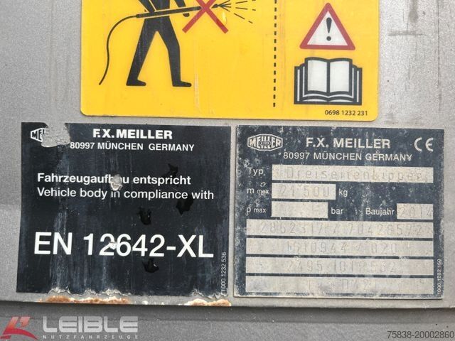 Tre-sidet tipbil SCANIA G 450 8x4 MHZ*Meiller Bordmatik*Retarder*