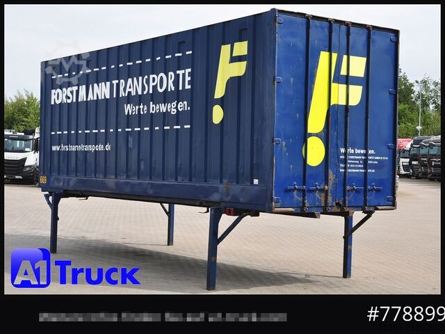 Swap body with box structure KRONE BDF 7,82 Container, 2700mm Innenhöhe, Portaltür