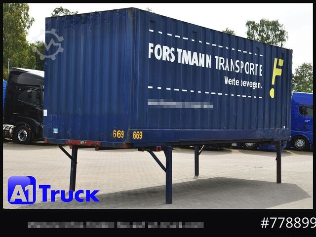 Swap body with box structure KRONE BDF 7,82 Container, 2700mm Innenhöhe, Portaltür