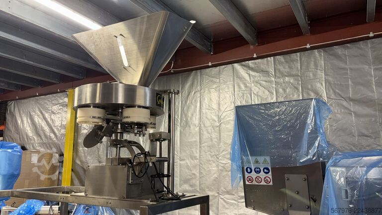 Riempitrice volumetrica rotativa 2022 Qinyao/Top Y Machinery Volumetric Filler with Pouch Filling/Sealing