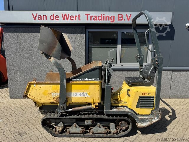 Wacker Neuson DT15 dumper compatto / dumper ribaltabile, motore diesel Kubota, anno 2014. NEUSON DT15 Compact Dumper / Kiep Dumper Kubota Diesel 2014