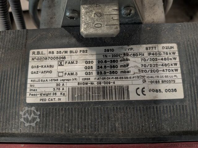 Stoomketel / Snelstoomgenerator Magnabosco GVR500