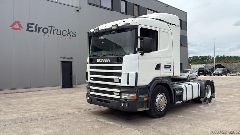 Standaard trekker Scania 114 - 380 (MANUAL GEARBOX / BOITE MANUELLE)