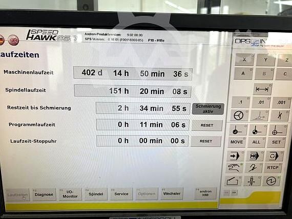 Centro di lavoro CNC OPS INGERSOLL SPEED HAWK 650