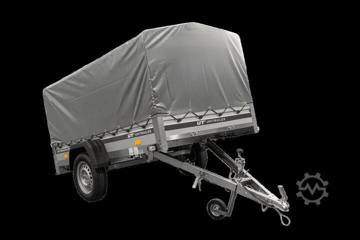 Rimorchio per auto Unitrailer Garden 230 KIPP ALU mit 80 cm Hochplane