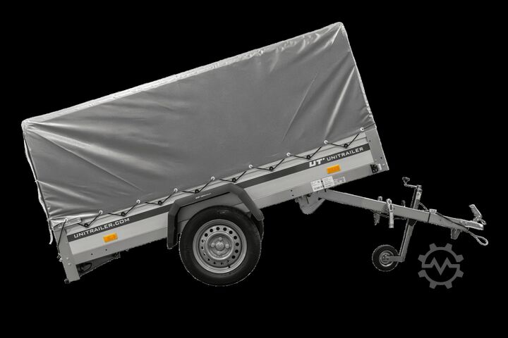 Rimorchio per auto Unitrailer Garden 230 KIPP ALU mit 80 cm Hochplane