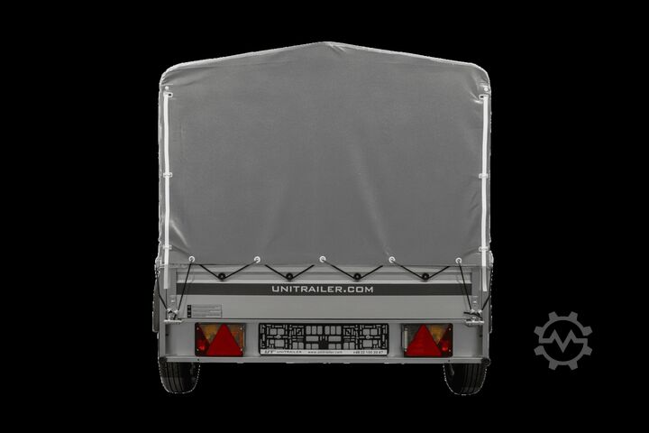 Rimorchio per auto Unitrailer Garden 230 KIPP ALU mit 80 cm Hochplane