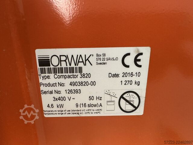 Pressatrici verticali Orwak Orwak 3810/3820 power