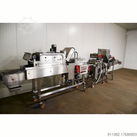 Máquina procesadora de carne Koppens Ligne de production de produits panés