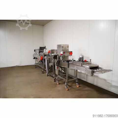 Máquina procesadora de carne Koppens Ligne de production de produits panés