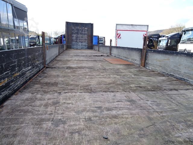 Açık yarı römork 3-Achs*Lift+Lenkachse*MSH Mitnahme Staplerhalter