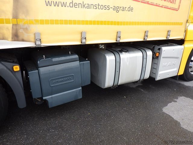 Camion cu platformă și prelată MAN TGX 26.460 LL XXL/Ret/Pritsche/Heitling/Kompress