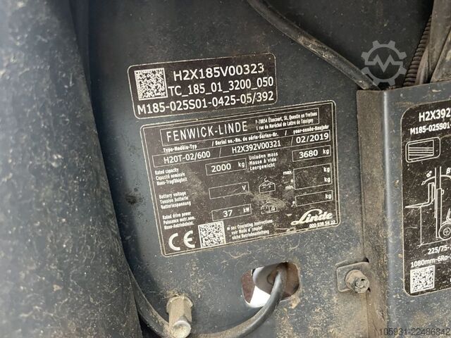 LPG gaffeltrucks Linde H20T-02/600