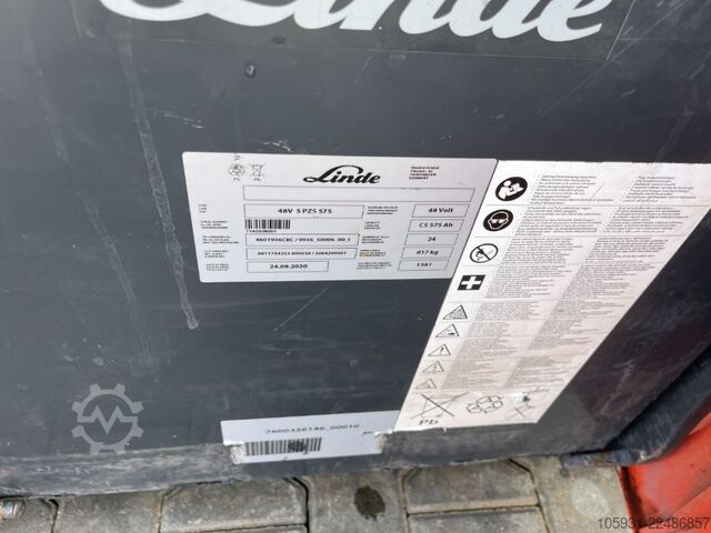 Elektrisk 3 -hjulet gaffeltruck Linde E16-02