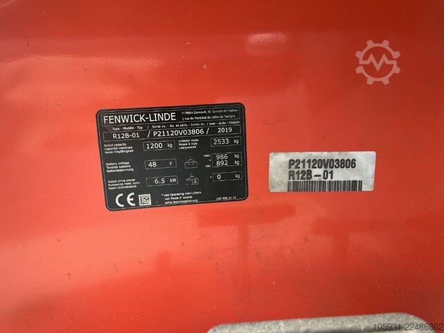 Reach truck Linde R12B-01