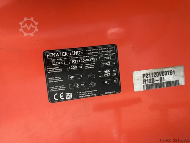 Reach truck Linde R12B-01