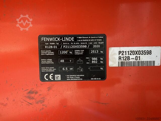 Reach truck Linde R12B-01