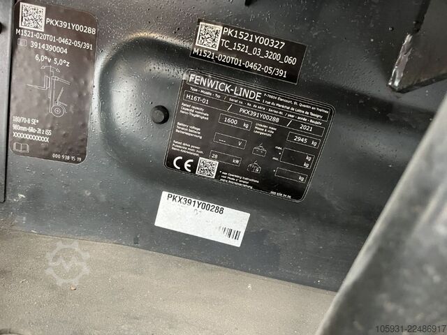 LPG -gaffeltruckar Linde H16T-01