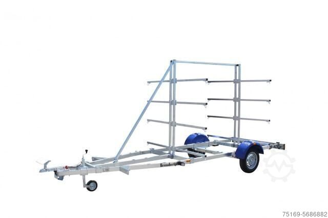 Båttrailer Brenderup Brenderup 161000B CX Kanu / Kajak Anhänger, 1,0 to, 4,8 m