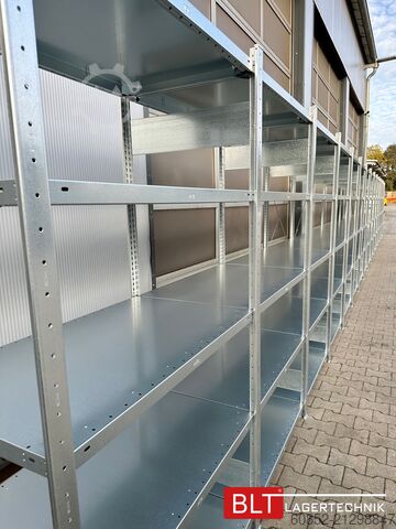 Steckregal ca. 60,06 lfm. Fachbodenregale META H: 200 cm T: 60 cm , 150 kg pro Ebene