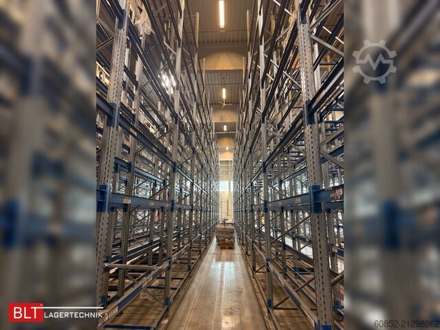 Zware stellingkast, industrieel rek, hoogbouwstelling SSI Schäfer PR600 – 101 lfm | Höhe 4,90m Boden + 2 Ebenen | Fachlast bis 3500 kg