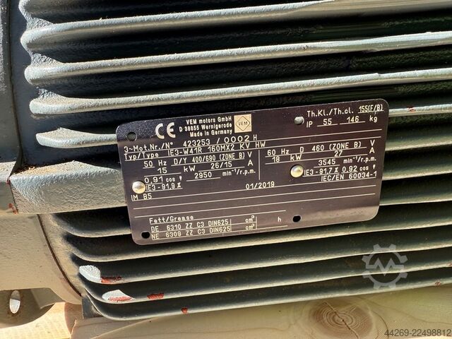 Elektromotor VEM type IE3-W41R 160MX2 KV HW VEM IE3-W41R 160MX2 KV HW