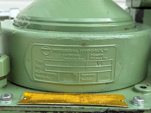 Hydraulikaggregat Integral Hydraulik Type D 2,0 -100 /1,5 Integral Hydraulik D 2,0 -100 /1,5