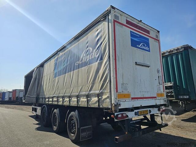 2009 BURG BPO12-27 SRNXX|SPECIALE AANHANGWAGEN VOOR GASCANSTALLEN| 2 BESTUURDERSASSEN | SUPER STERK. BURG BPO12-27 SRNXX|SPECIAL TRAILER FOR GAS CONTAINE...