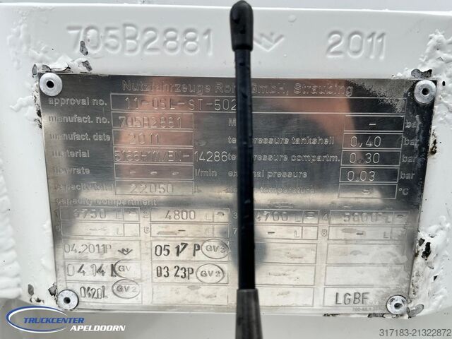 Tankwagen Volvo FH 500 22150 Liter ADR, 4 Comp, Retarder