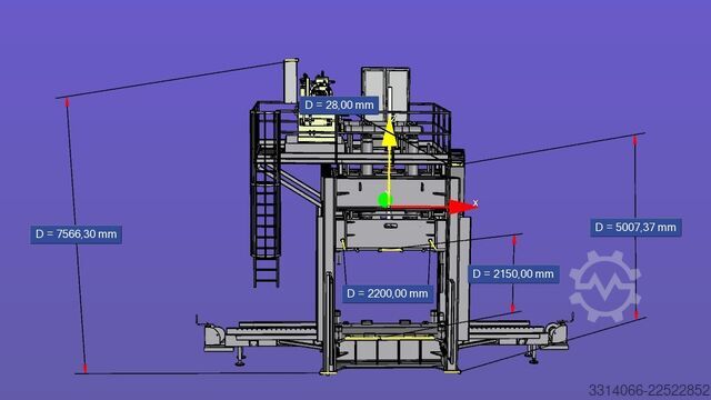 FRIMO prasa formująca / siłownik hydrauliczny 2.500 kN FRIMO Formpresse 2.500KN