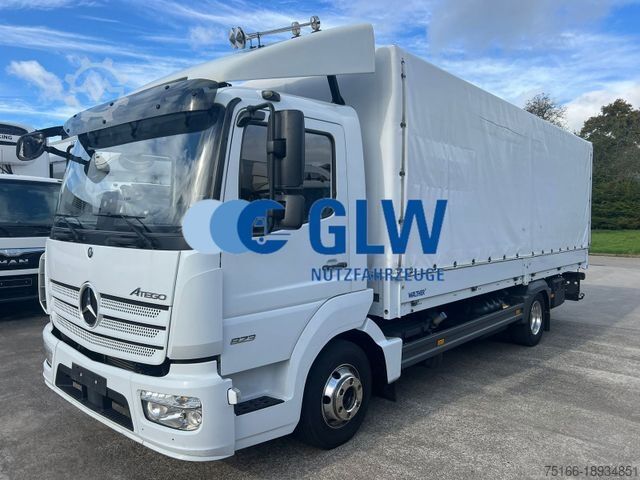 Ponyvával szerelt furgon MERCEDES-BENZ ATEGO 823 L Pritsche/Pl. 6,10 m LBW 1 T*Luft HA