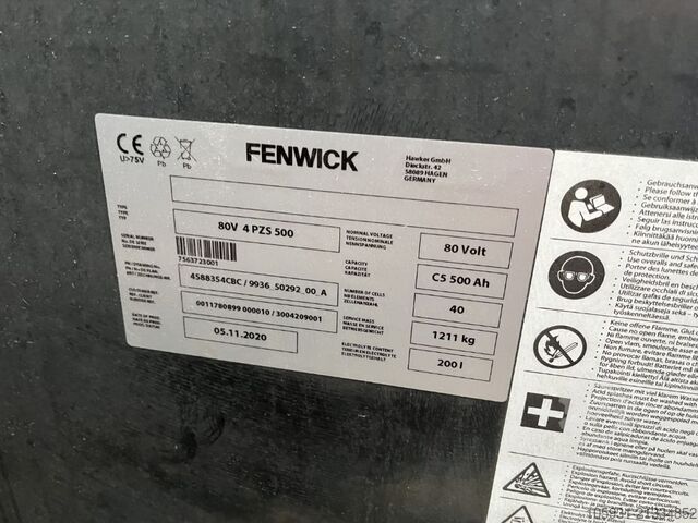 Elektrisk 4 -hjulet gaffeltruck Linde E25-01