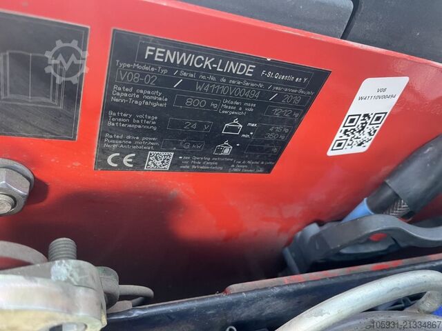 Lavtløfter plukketruck Linde V08