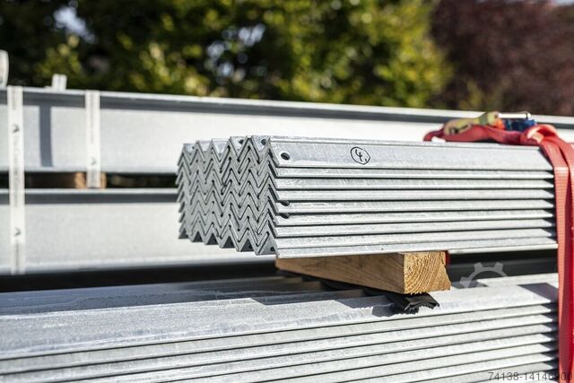 Draagarmrek 3 St. Ständer für Spanplatten / 5 Ebenen Höhe 3,2m / Nutztiefe 1,8m / Länge 2,1m