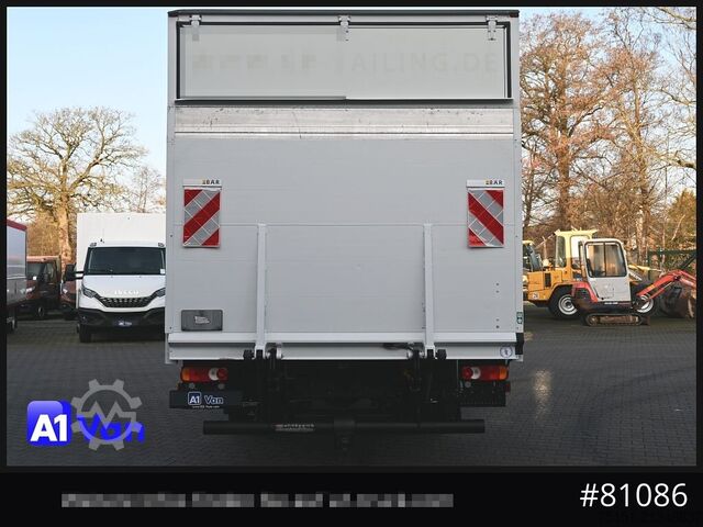 Vrachtwagen met bakwagen IVECO Eurocargo 75E21 Koffer, Topsleeper, Luftfederung