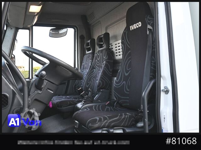 Vrachtwagen met bakwagen IVECO Eurocargo 75E21 Koffer, Topsleeper, Luftfederung