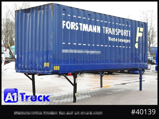 Ανταλλάξιμο αμάξωμα με κατασκευή κουτιού KRONE BDF 7,82 Container, 2700mm Innenhöhe, Portaltür