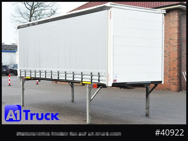 Εναλλάξιμο αμάξωμα με επίπεδη πλατφόρμα και μουσαμά WECON WPR 745, verzinkt, 2520  innen, Code XL, neue Plane