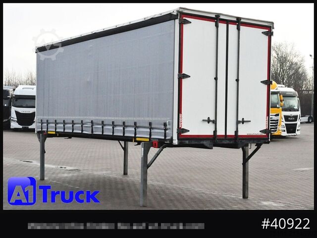 Εναλλάξιμο αμάξωμα με επίπεδη πλατφόρμα και μουσαμά WECON WPR 745, verzinkt, 2520  innen, Code XL, neue Plane