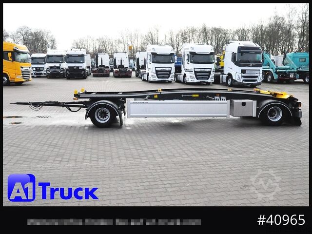 Ρυμουλκούμενο roll off HUEFFERMANN HSA 20.71  Schlitten, original 53.737 Kilometer, HU 02/2027